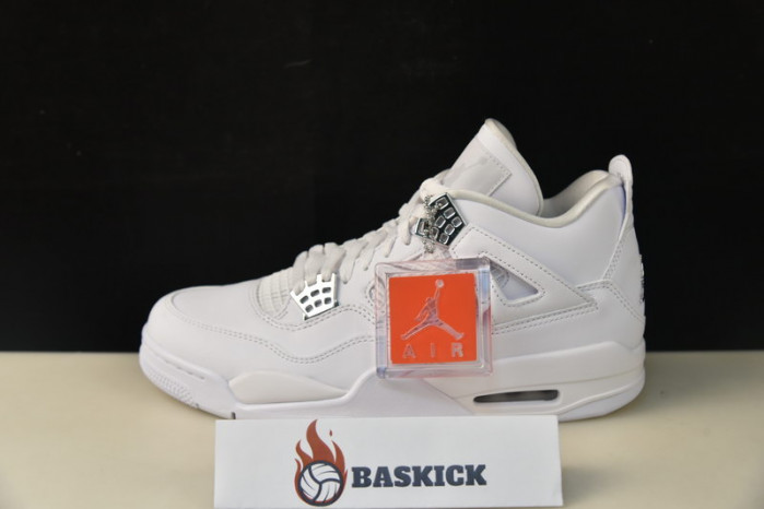 air jordan 4 retro “pure money” white mens 308497-100