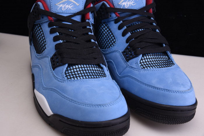 travis scott x air jordan 4 “houston oilers” university blue 308497-406