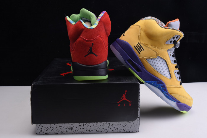 air jordan 5 solar orange what the cz5725-700