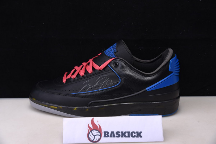jordan 2 retro low sp ofw black blue dj4375-004