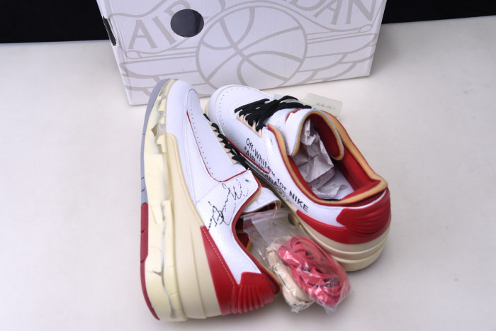 jordan 2 retro low sp ofw white red dj4375-106