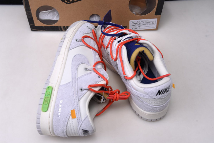 nike dunk low ofw lot 13 of 50 dj0950-110