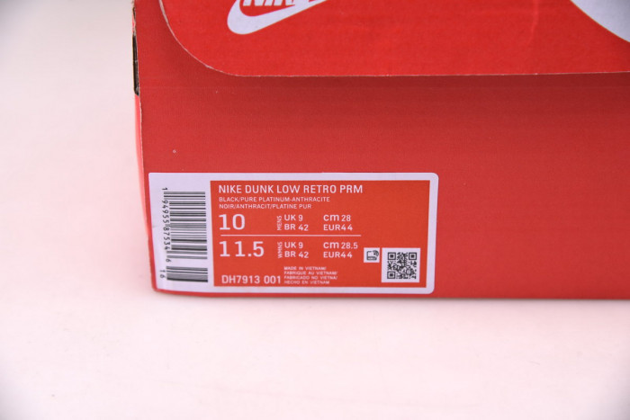 nike dunk low “zebra” dh7913-001