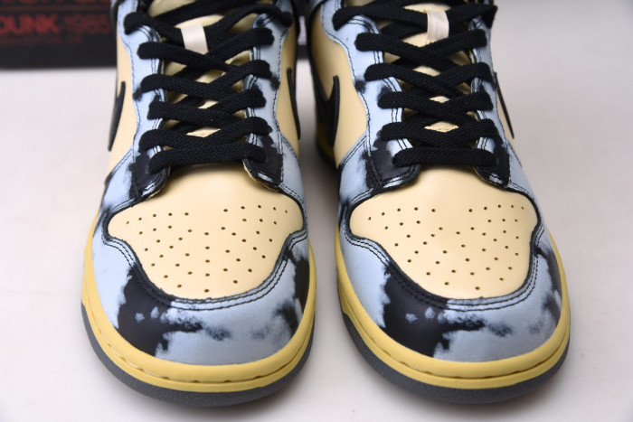 nike dunk high 1985 black acid wash dd9404-700