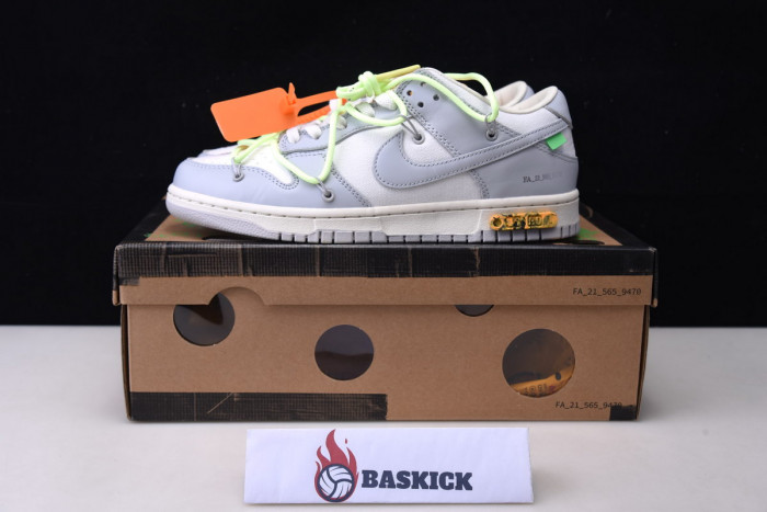 nike dunk low ofw lot 43 dm1602-128