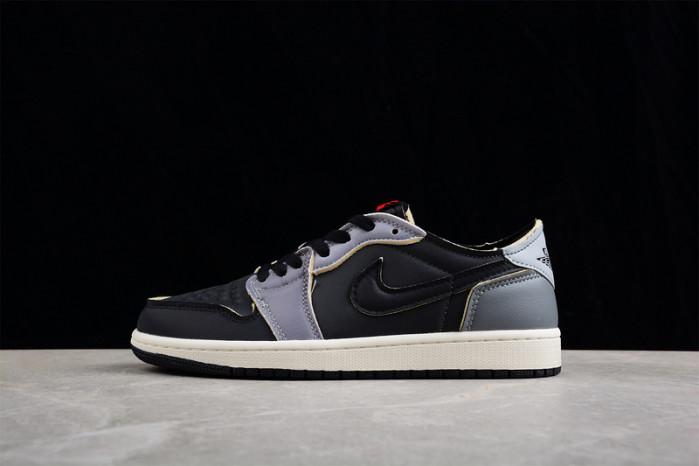 jordan 1 low og ex black smoke grey - dv0982-006