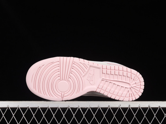 nike dunk low pink foam/pure platinum-phantom dv3054-600