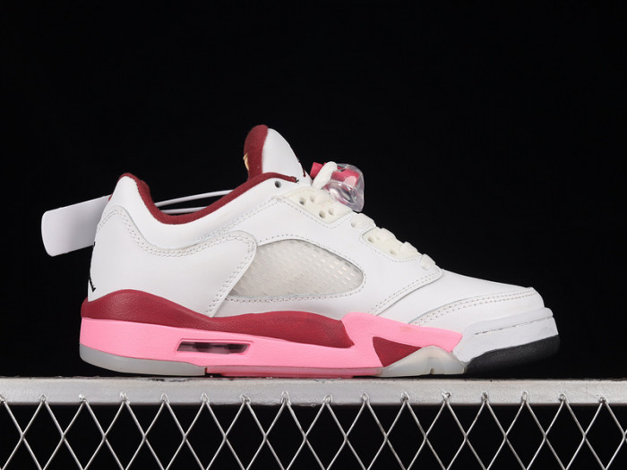 air jordan 5 low gs crafted for her white dx4390-116