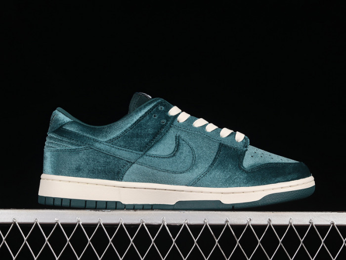 nike sb dunk low green velvet - dz5224-300