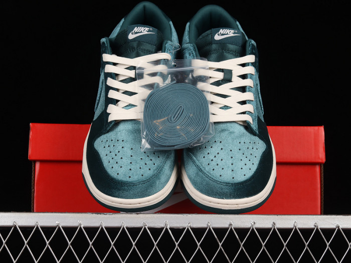 nike sb dunk low green velvet - dz5224-300