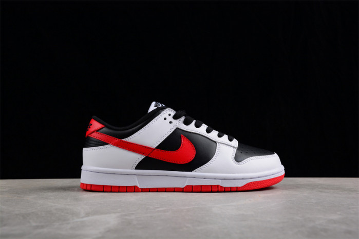 nike dunk low "white/black/red" fd9762-061