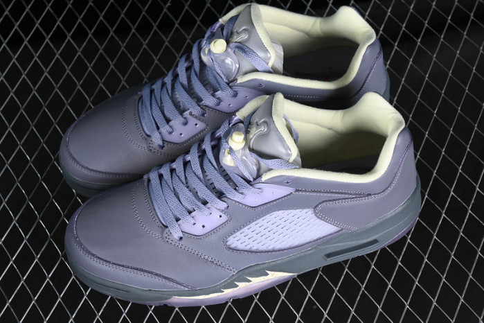 air jordan 5 low indigo haze white/blue/purple fj4563-500