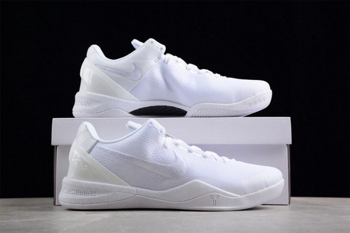 nike kobe 8 protro triple white fj9364-100