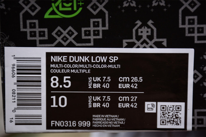 clot x nike dunk low what the fn0316-999