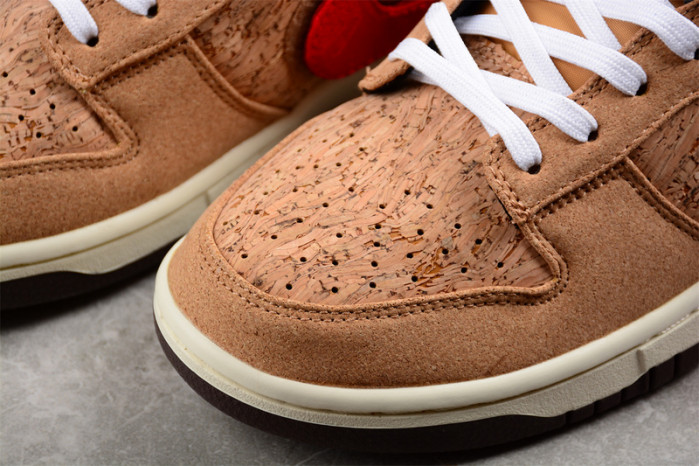 clot x nike dunk low "cork" fn0317-121