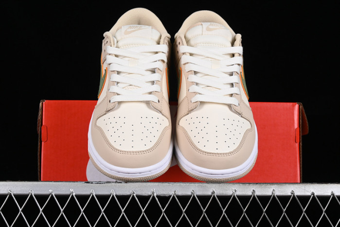 nike dunk low "pale ivory/oil green" fq6869-131