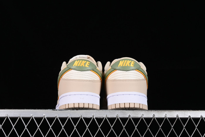 nike dunk low "pale ivory/oil green" fq6869-131