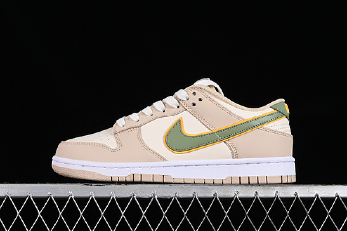 nike dunk low "pale ivory/oil green" fq6869-131