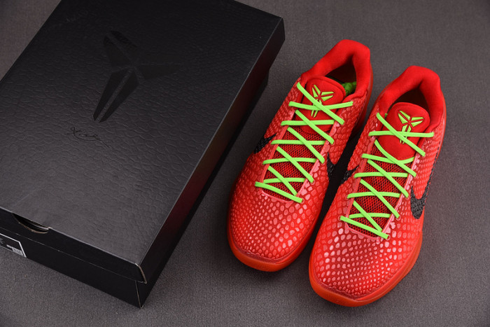 nike kobe 6 protro reverse grinch fv4921-600